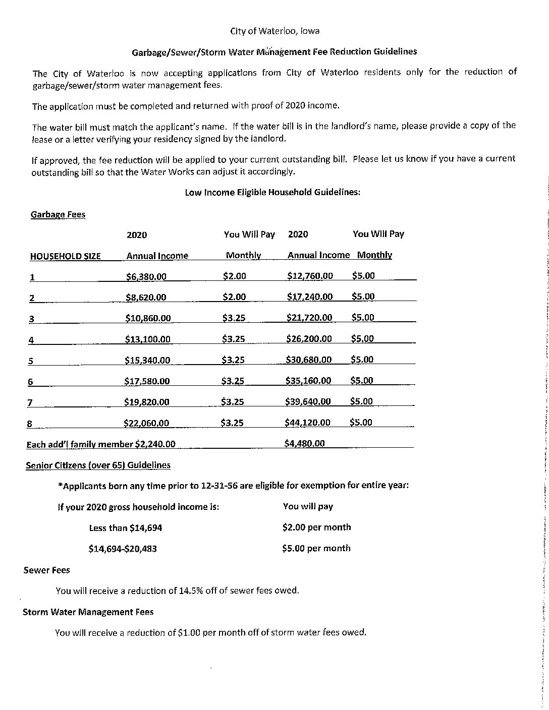 Waterloo Garbage App April 2021 Operation Threshold